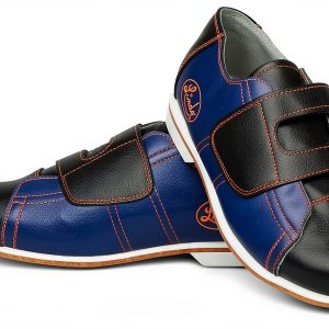 Bowling Shoes Linds Navy Leather Unisex Men-0