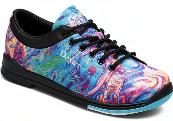 Dexter Women's Bowling Shoes Leather Groovy Blue-0