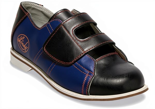 Bowling Shoes Linds Navy Leather Unisex Men-2