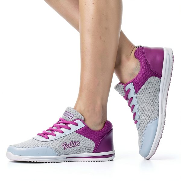 Purple Comfort Sneakers BrandX Women's Athletic-4