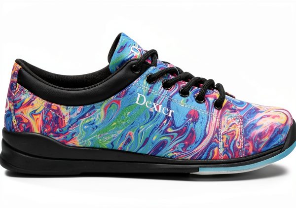 Dexter Women's Bowling Shoes Leather Groovy Blue-2