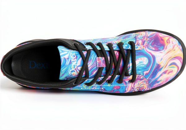 Dexter Women's Bowling Shoes Leather Groovy Blue-7