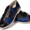 Bowling Shoes Linds Navy Leather Unisex Men-3