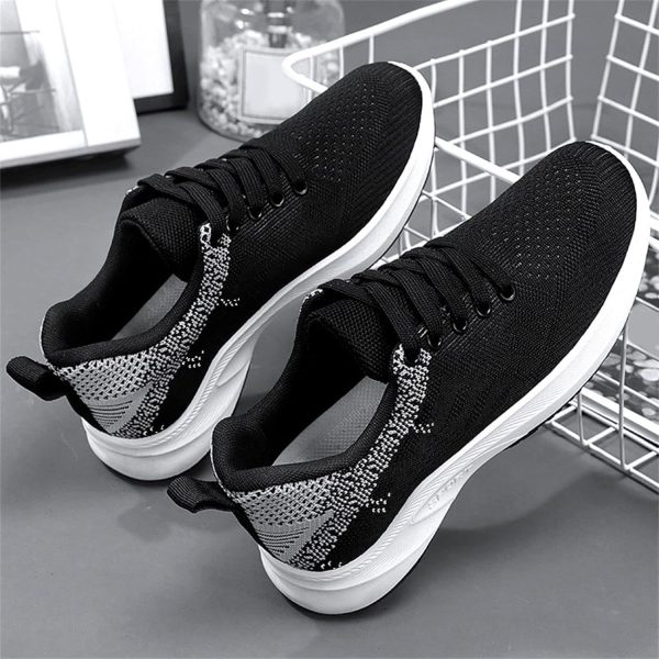 Mesh Women's Loafer Shoes Generic Black SlipOn-3