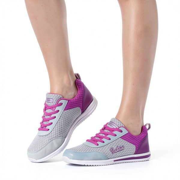 Purple Comfort Sneakers BrandX Women's Athletic-5