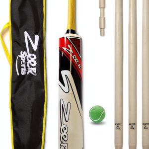 Junior Cricket Bat Zeepk Sports Kashmir Willow Wood-0