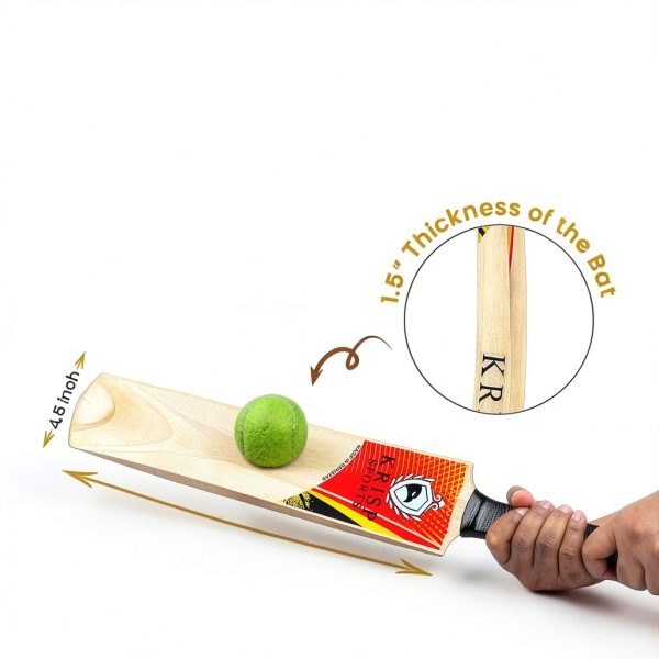 Krisp Beauty Cricket Bat Full Size Kashmir Willow-2