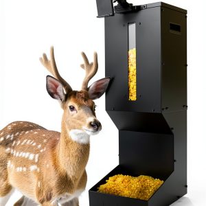Boister Tech Metal Deer Feeder 11Gal Rainproof DFeeder001 Black-0