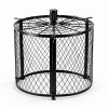 Deer Feeder Varmint Cage JXLXYY Metal Black Weather Resistant-1