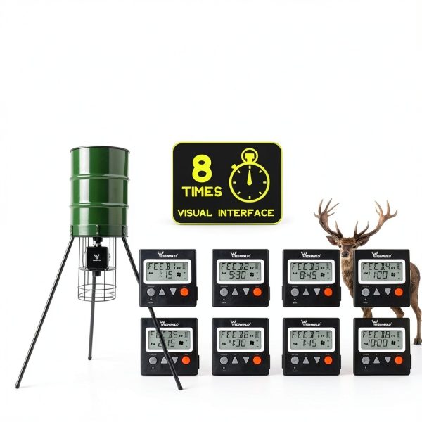 Deer Feeder Highwild Battery Powered Timer with Adjustable Feed Rate-4