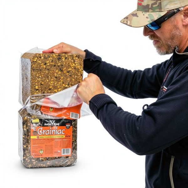 Kalmbach Feeds Grainiac Block Attractant 20 lb Green Wildlife Feed-1