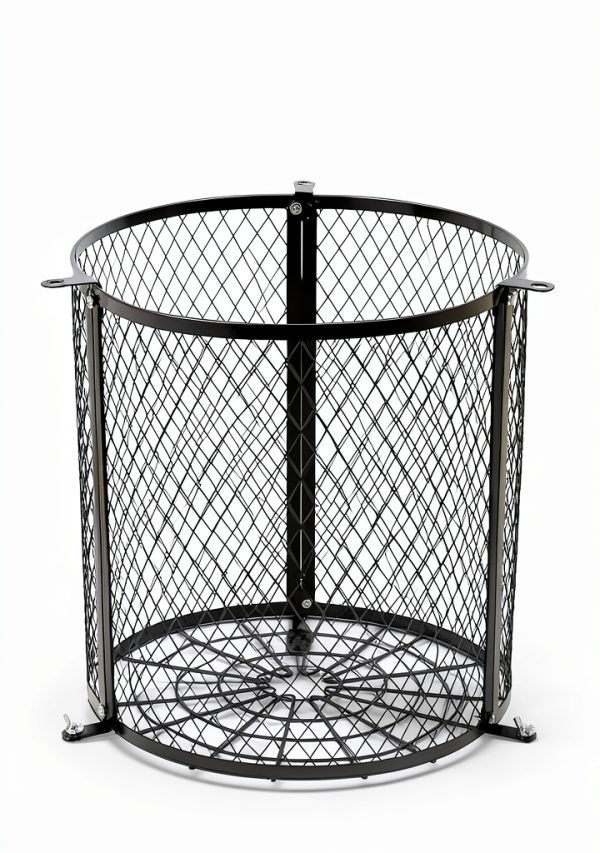 Deer Feeder Varmint Cage JXLXYY Metal Black Weather Resistant-3