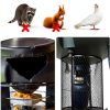 Deer Feeder Varmint Cage JXLXYY Metal Black Weather Resistant-4
