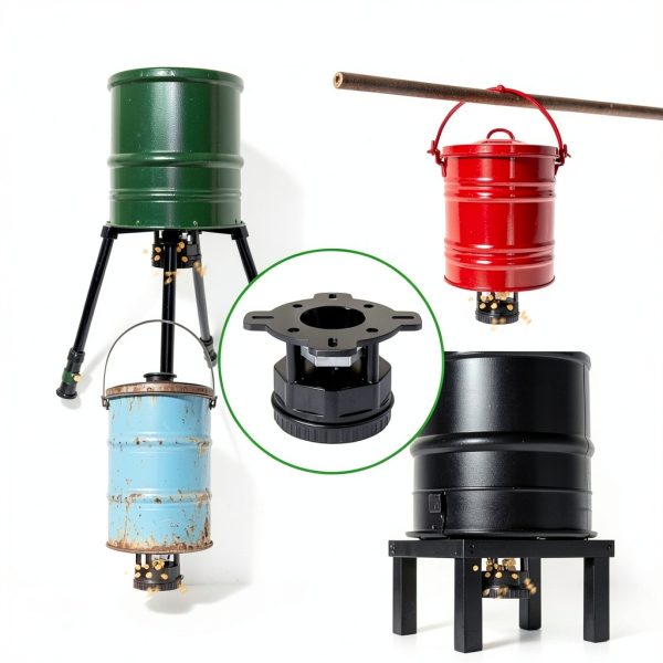 Boltfavo Deer Feeder Kit Black Hanging Mount with Digital Timer-5