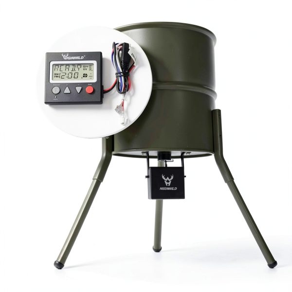 Deer Feeder Highwild Battery Powered Timer with Adjustable Feed Rate-5
