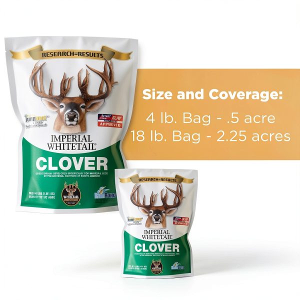 Imperial Clover Whitetail Institute Antler-Building Feed 4‑Pound Pack-8