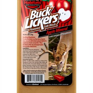 Buck Lickers Apple Salt Block 4lb Attractant Evolved Habitats-0