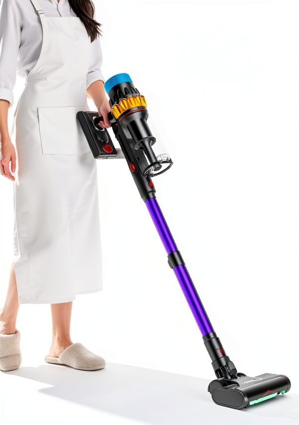 Cordless Vacuum Cleaner JRFYHFT V16 PRO 55KPa 70min 1.8L Cup Purple-3