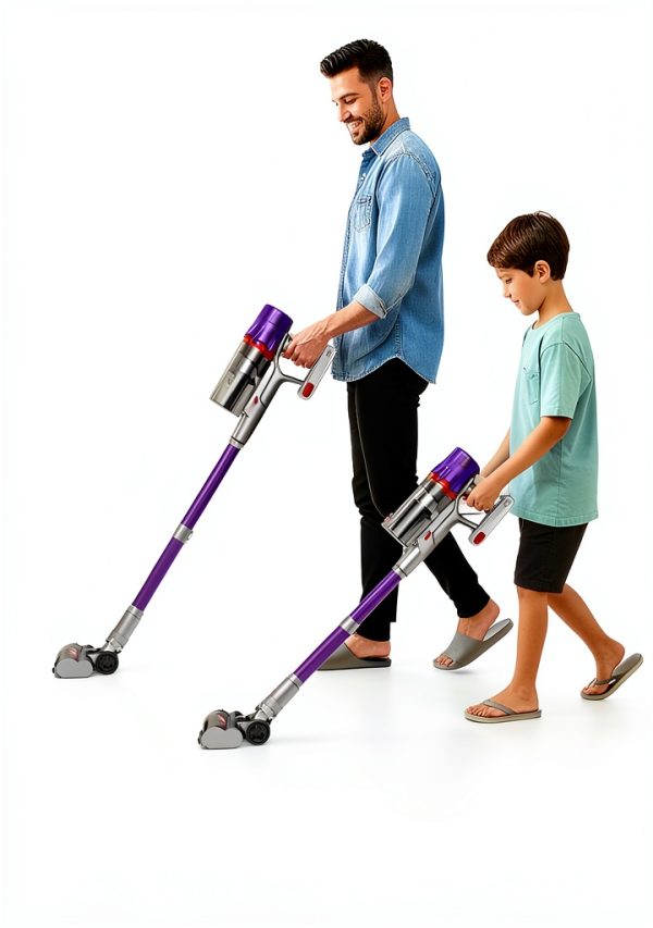 Cordless Vacuum Cleaner iXlion TV109S Purple HEPA Vacuum 55‑min-4