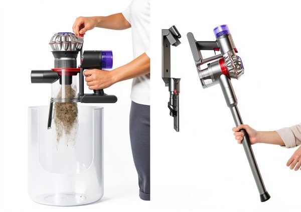 Dyson V8 Plus Cordless Vacuum, Cleans Hard Floors and Carpets, Detangles, Converts to Handheld, 115AW, 2 Power Modes, Up to 40 Minutes¹-7