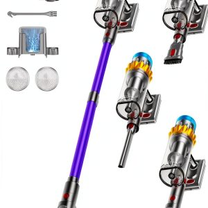Cordless Vacuum Cleaner JRFYHFT V16 PRO 55KPa 70min 1.8L Cup Purple-0