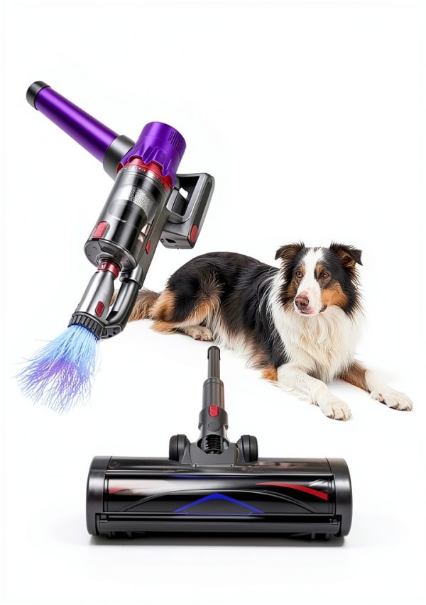Cordless Vacuum Cleaner iXlion TV109S Purple HEPA Vacuum 55‑min-2
