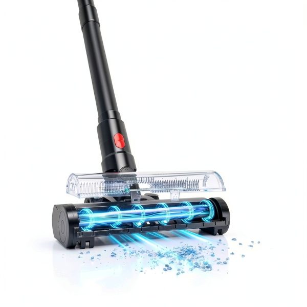 Cordless Vacuum Cleaner, 450W/40Kpa Stick Vacuum with Powerful Suction, 50Min Vacuum Cleaner for Home, Anti-tangle and 1L Dust Cup, 8 in 1 Lightweight Vacuum for Hardwood Floor Carpet Pet Hair-5